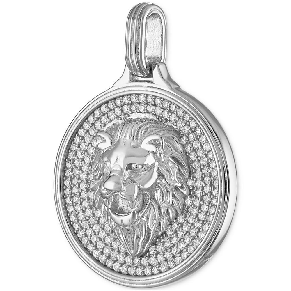 Cubic Zirconia Lion Pendant in Sterling Silver, Created for Macy's商品第2张图片规格展示