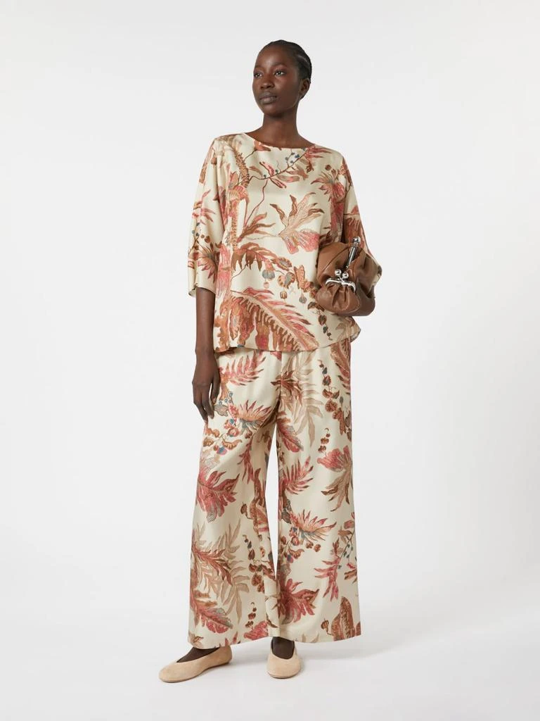 商品Weekend Max Mara|Printed silk twill blouse,价格¥2722,第5张图片详细描述
