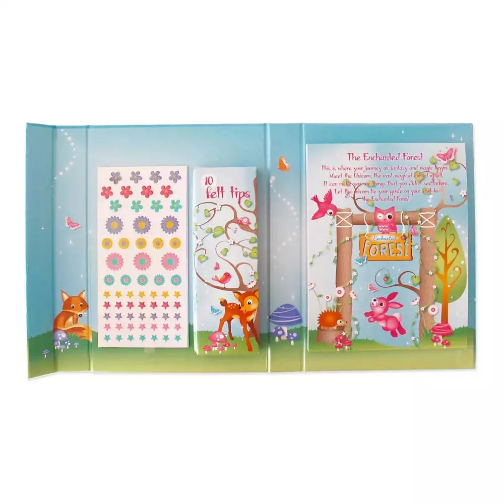 商品Fun2Give|Pop It Up Enchanted Forest Combo Set Play Box With Play Mat And Coloring Set,价格¥112,第2张图片详细描述