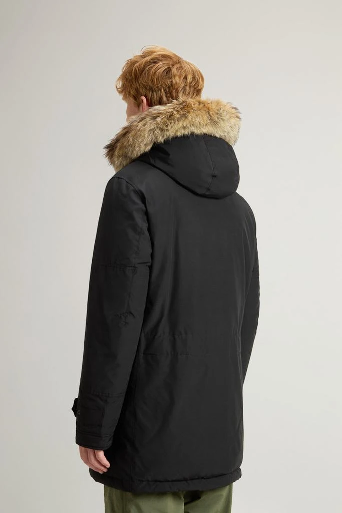 商品Woolrich|Polar Parka in Ramar Cloth with High Collar and Fur Trim - Men - Gray,价格¥8362,第3张图片详细描述