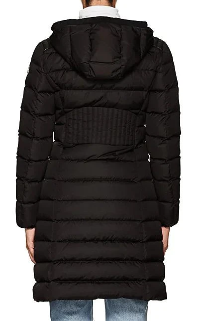 商品Moncler|Leather-Trimmed Down-Quilted Coat,价格¥11058,第3张图片详细描述