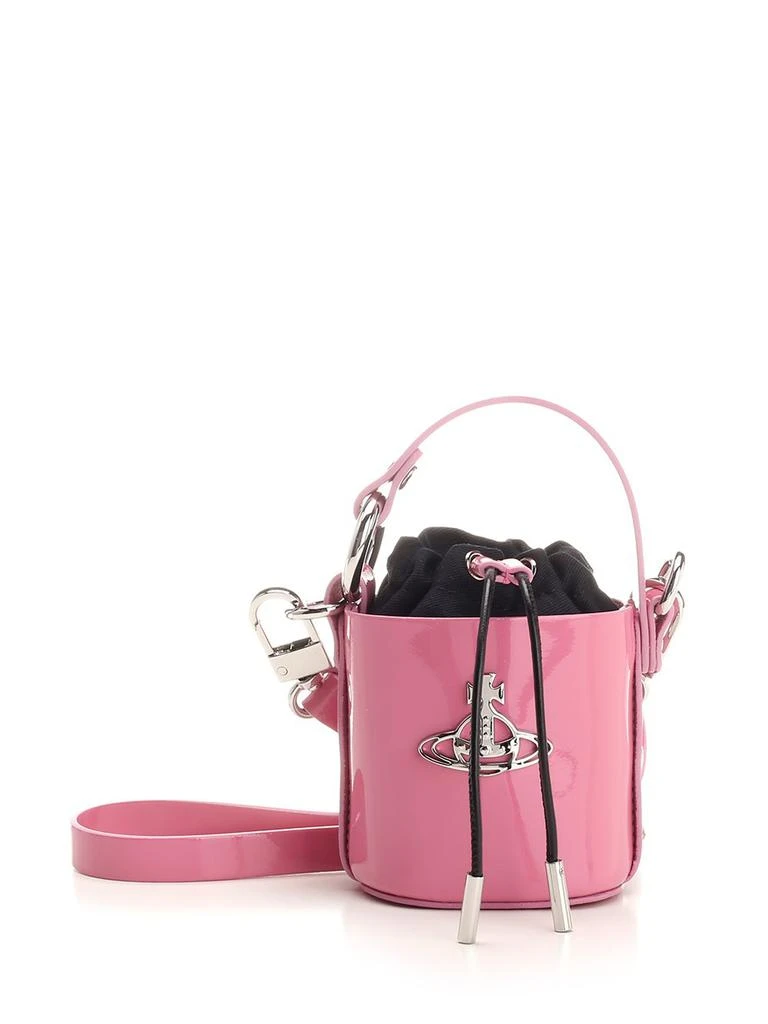 商品Vivienne Westwood|Vivienne Westwood Shiny Mini Daisy Bucket Bag,价格¥2081,第1张图片