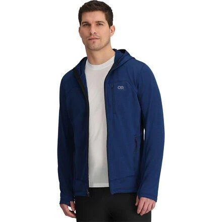 商品Outdoor Research|Vigor Grid Fleece Full-Zip Hooded Jacket - Men's,价格¥992,第5张图片详细描述
