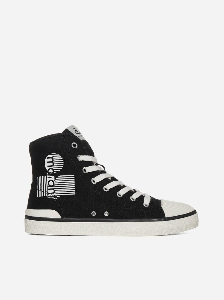 Benkeen canvas high-top sneakers商品第1张图片规格展示