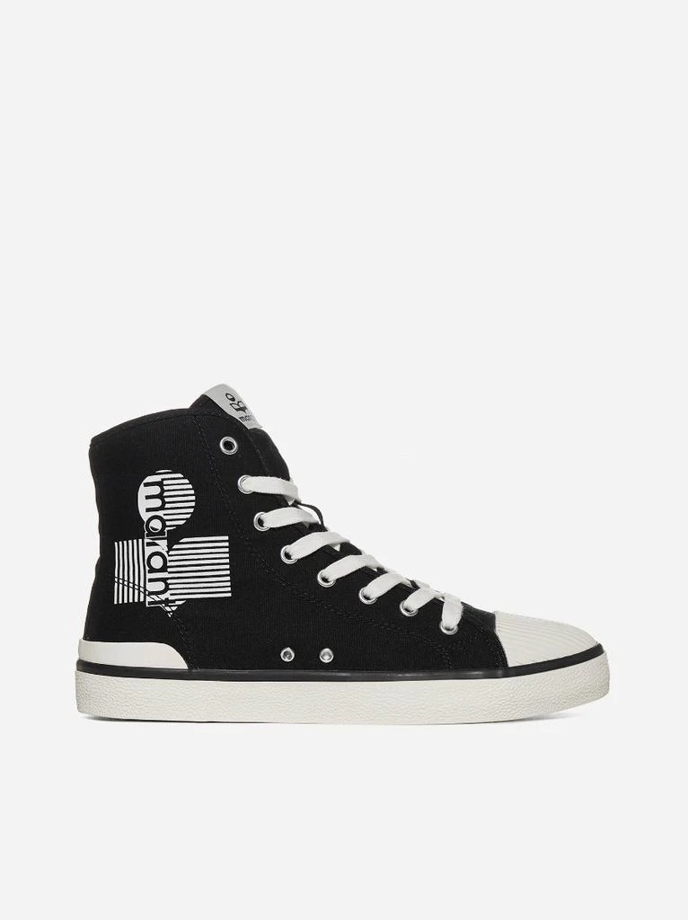 商品Isabel Marant|Benkeen canvas high-top sneakers,价格¥1108,第1张图片