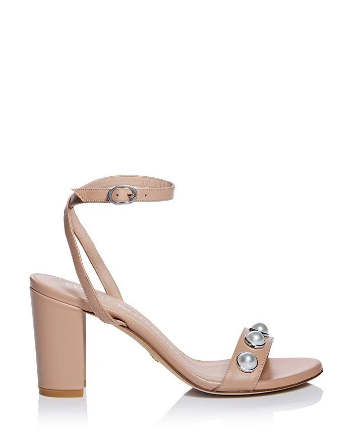 商品Stuart Weitzman|Women's Nearlybare Portia Ankle Strap Sandals,价格¥3656,第2张图片详细描述