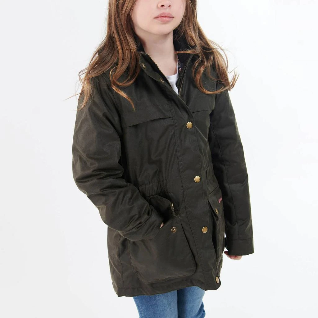 商品Barbour|Barbour Kids' Cassley Wax Jacket,价格¥786,第2张图片详细描述