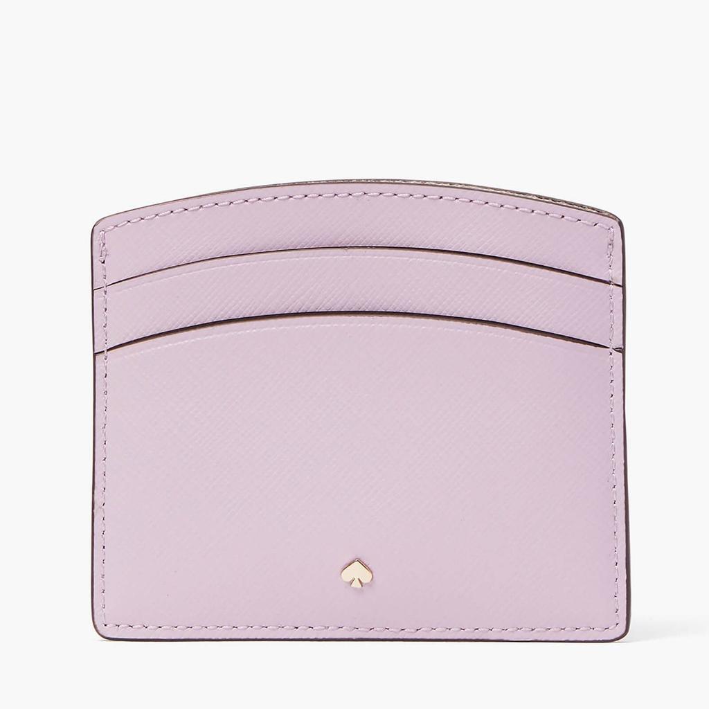 Kate Spade New York Women's Spencer Saffiano Card Holder - Violet Mist商品第2张图片规格展示