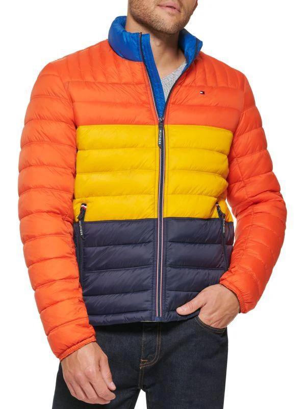 商品Tommy Hilfiger|Classic Mock Neck Packable Puffer Jacket,价格¥900,第1张图片