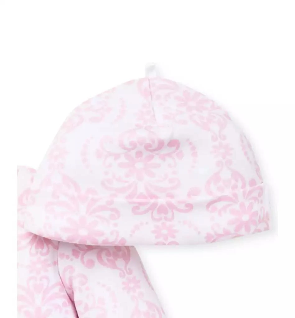 商品Little Me|Baby Girls Damask Footed Coverall and Hat, 2 Piece Set,价格¥99,第4张图片详细描述