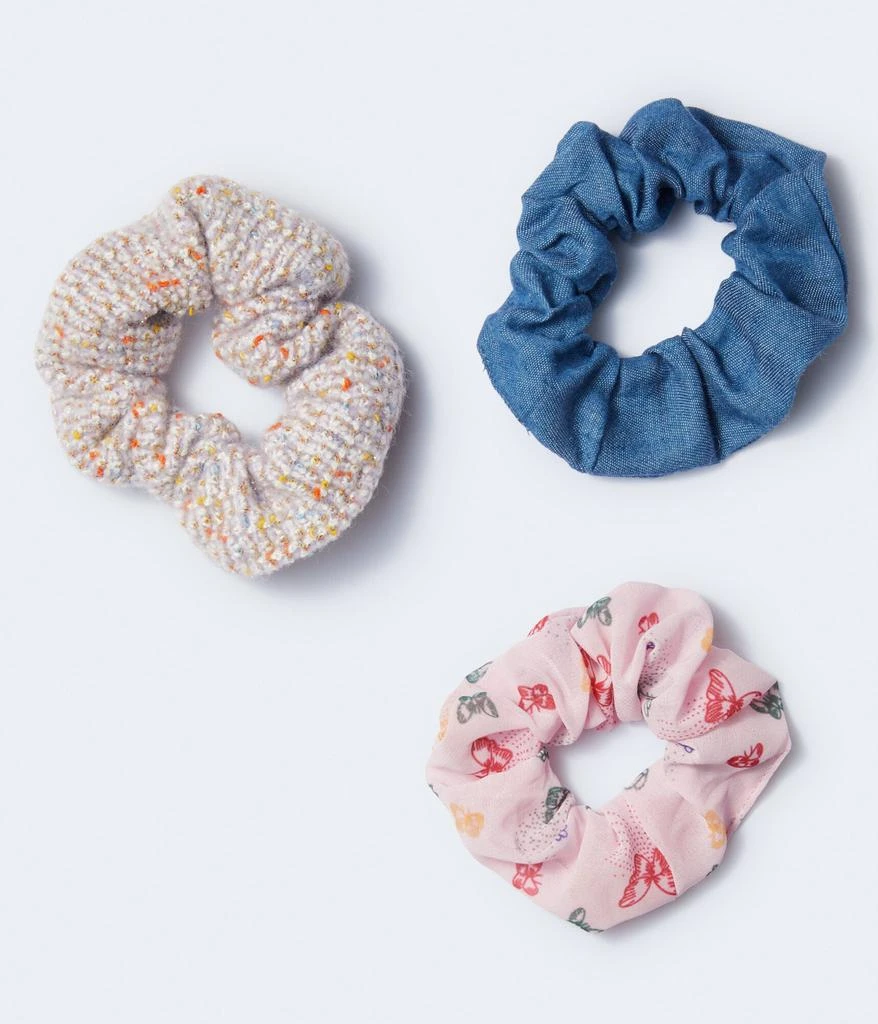 商品Aeropostale|Aeropostale Women's Butterfly Scrunchie 3-Pack,价格¥24,第1张图片