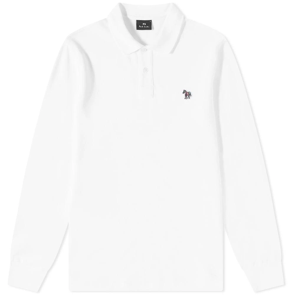 商品Paul Smith|Paul Smith Long Sleeve Zebra Polo,价格¥424,第1张图片