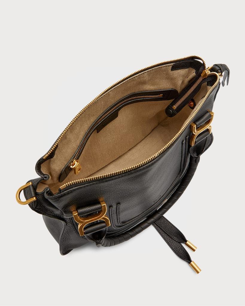 商品Chloé|Marcie Medium Zip Leather Satchel Bag,价格¥17091,第4张图片详细描述
