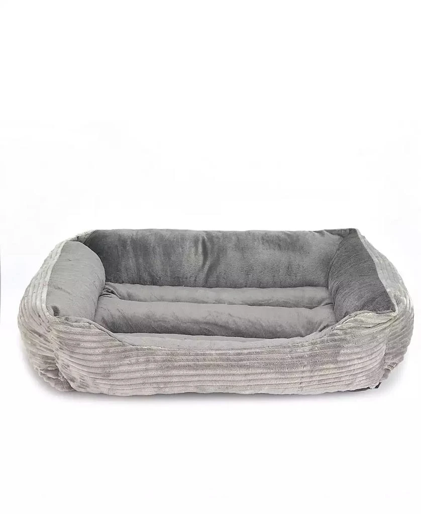 商品Macy's|Happycare Textiles Reversible Rectangle Corduroy Plush Pet Bed Dog Bed,价格¥580,第3张图片详细描述