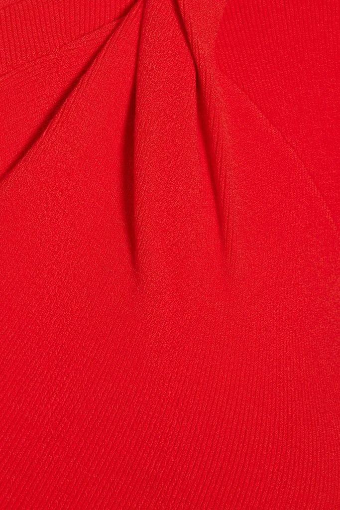商品Helmut Lang|Asymmetric twisted ribbed-knit dress,价格¥1093,第4张图片详细描述