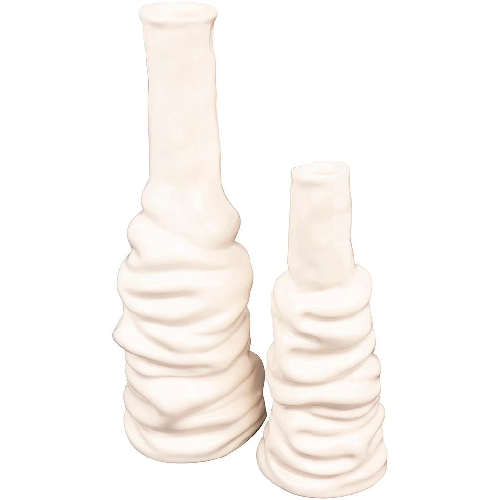 商品Day Birger et Mikkelsen Home|Day Birger et Mikkelsen Home Stelo Vases - Set of 2 - Matt White,价格¥170,第1张图片