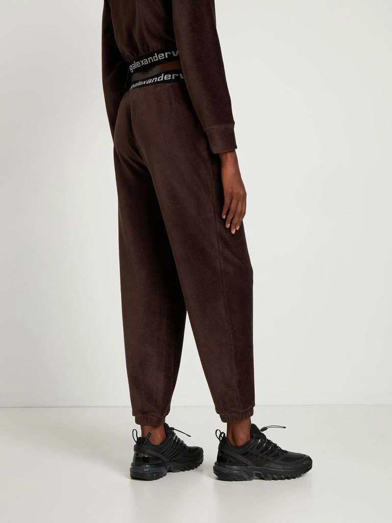 商品Alexander Wang|Stretch Corduroy Sweatpants W/ Logo,价格¥796,第2张图片详细描述