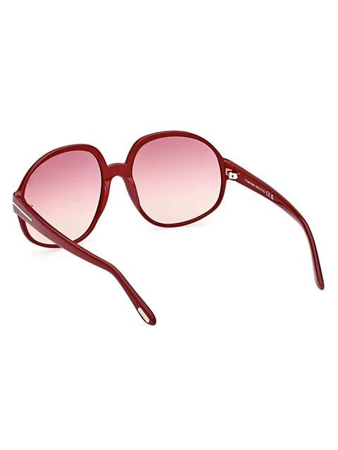 商品Tom Ford|61MM Round Sunglasses,价格¥3238,第4张图片详细描述