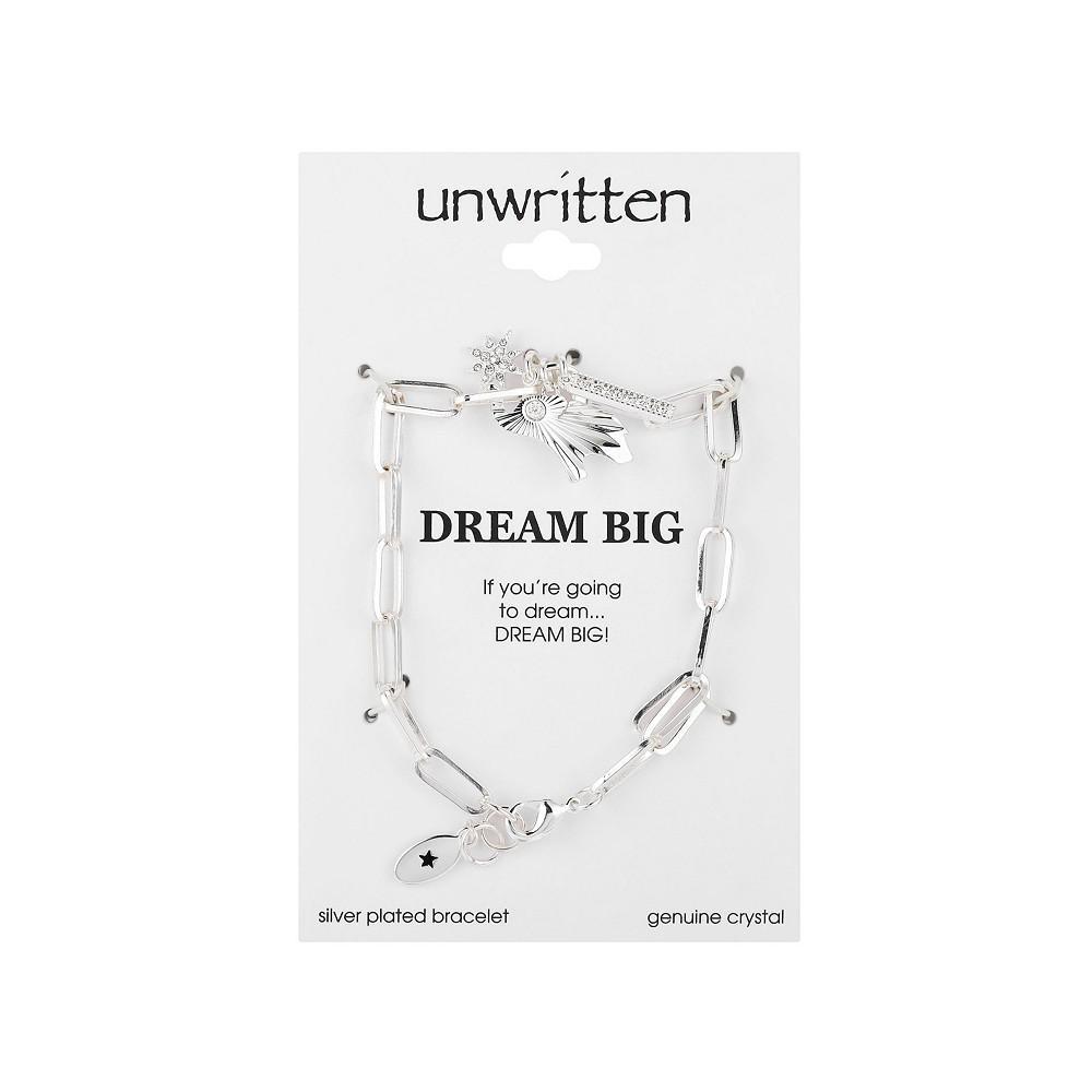 商品Unwritten|Silver Plated Crystal Elephant Link Bracelet,价格¥412,第4张图片详细描述