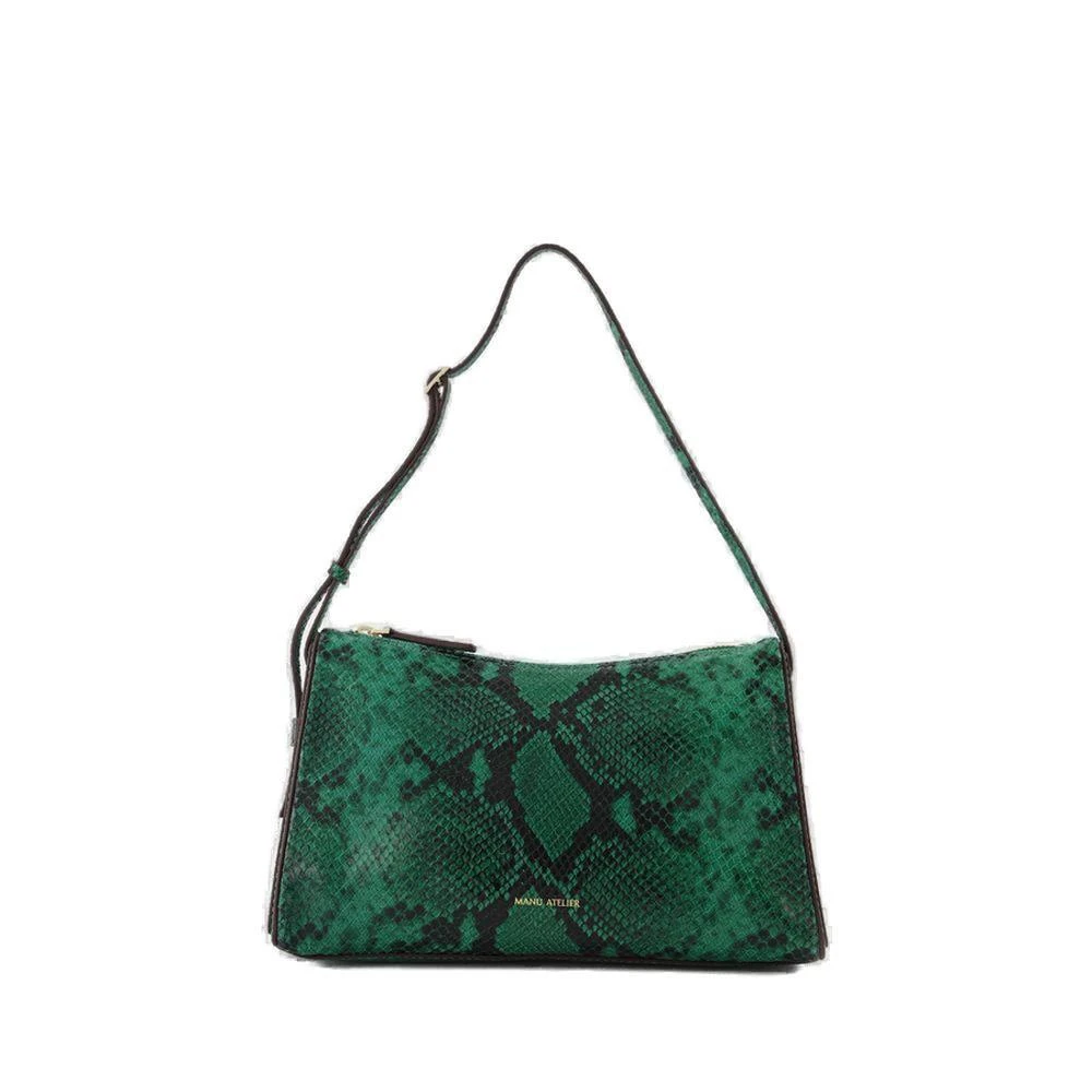 商品Manu Atelier|Manu Atelier Embossed Zipped Shoulder Bag,价格¥1914,第1张图片