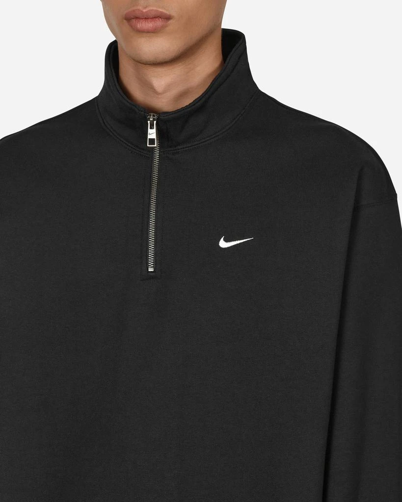 商品NIKE|Solo Swoosh 1/4 Zip Sweatshirt Black,价格¥682,第5张图片详细描述