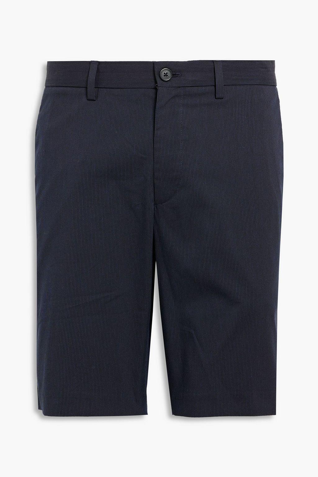 商品Theory|Striped cotton-blend jacquard shorts,价格¥444,第1张图片