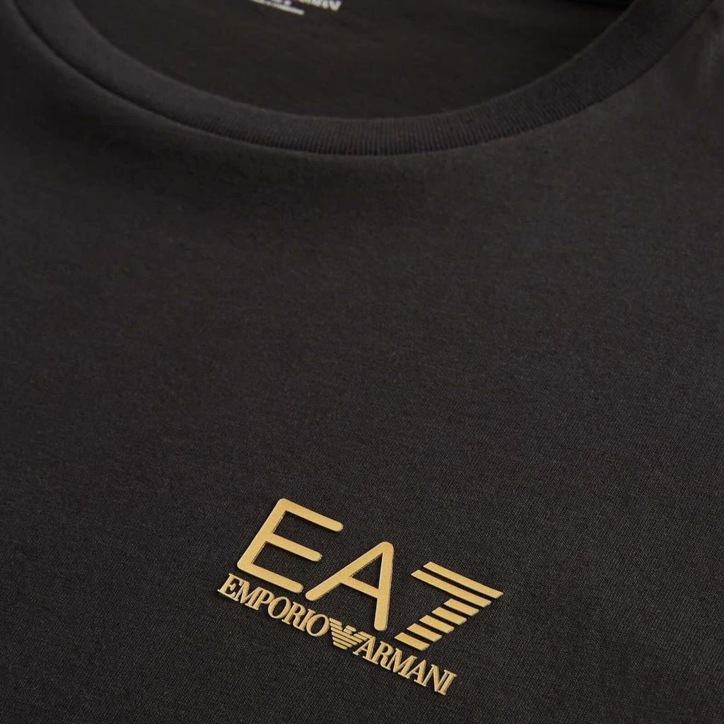 商品EA7|EA7 Men's Core Identity T-Shirt - Black/Gold,价格¥146,第4张图片详细描述