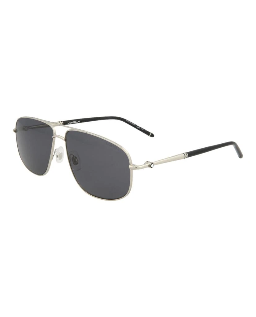 商品MontBlanc|Aviator-Style Metal Sunglasses,价格¥1319,第2张图片详细描述