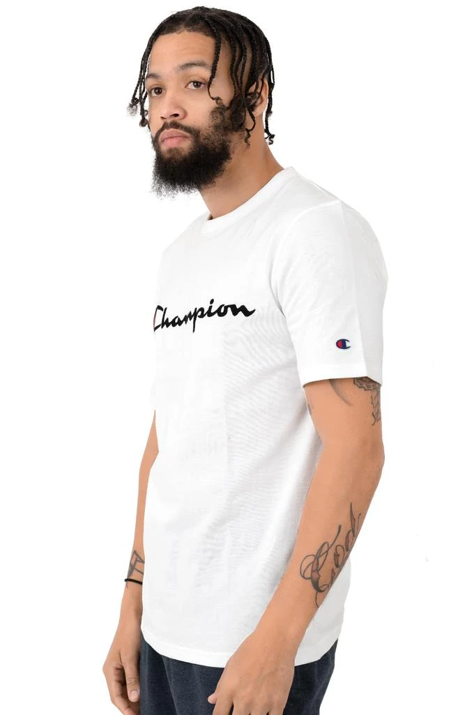 商品CHAMPION|Heritage Script Embroidered T-Shirt - White,价格¥243,第2张图片详细描述