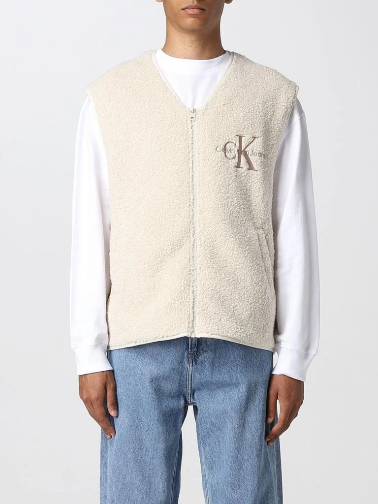 商品Calvin Klein|Calvin Klein Jeans monologue teddy vest,价格¥386,第1张图片