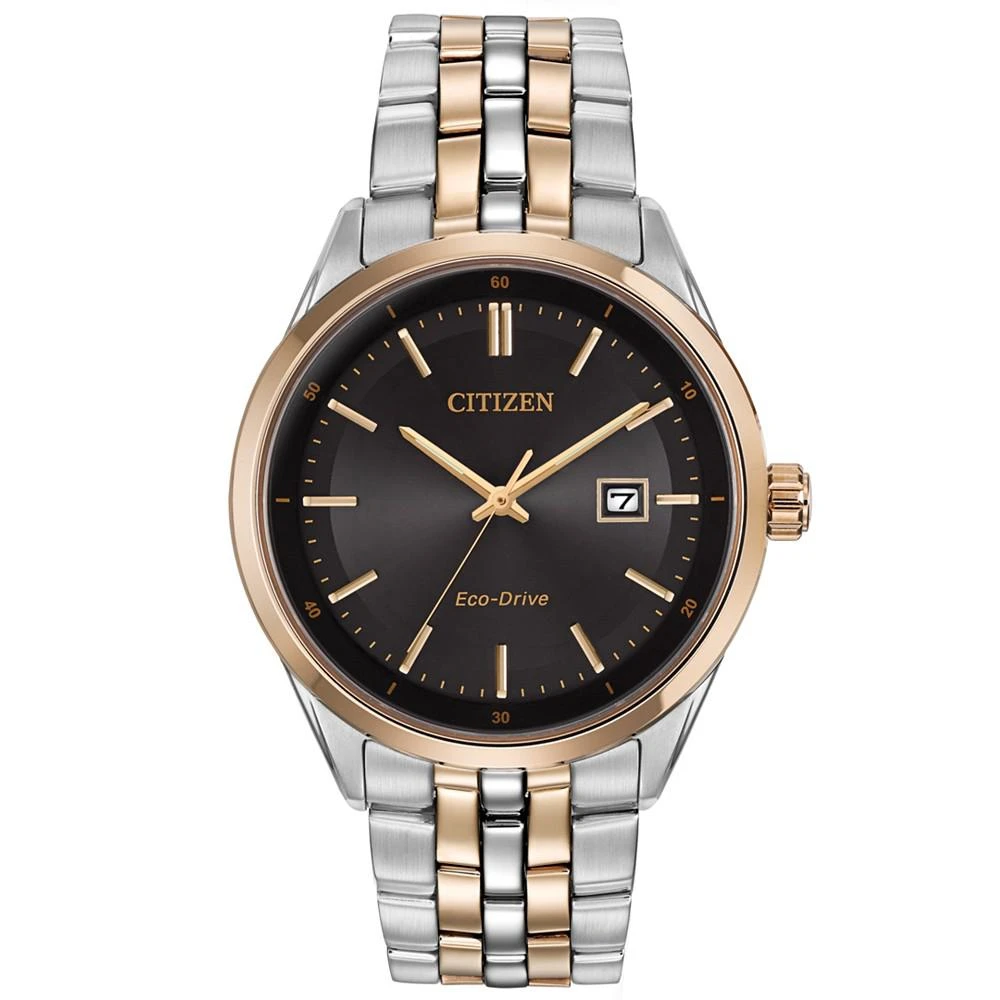 商品Citizen|Men's Eco-Drive Two-Tone Stainless Steel Bracelet Watch 41mm BM7256-50E,价格¥1771,第1张图片