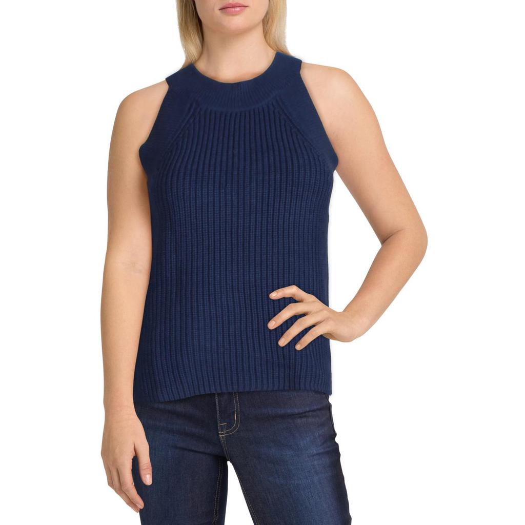 525 America Womens Ribbed Sleeveless Pullover Sweater商品第1张图片规格展示