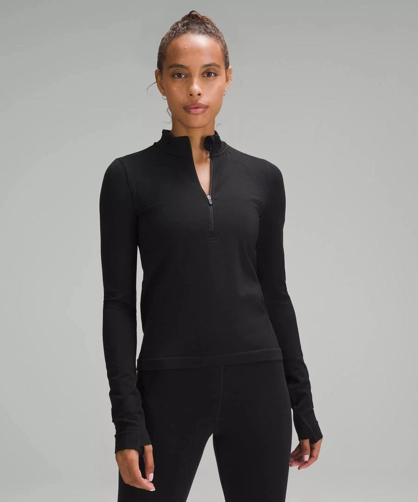 商品Lululemon|Merino Wool-Blend Base Layer Half Zip,价格¥736,第1张图片