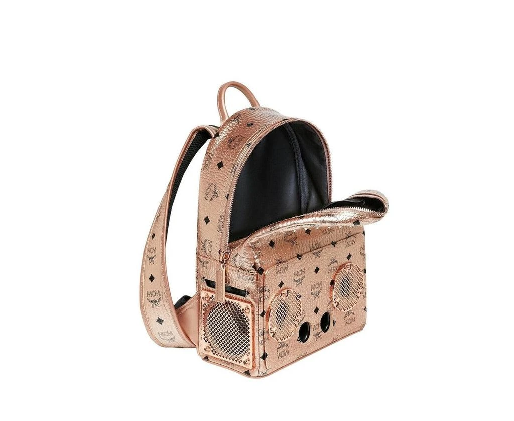 商品MCM|MCM Men's Wizpak Visetos Studded Speaker Backpack,价格¥7353,第5张图片详细描述