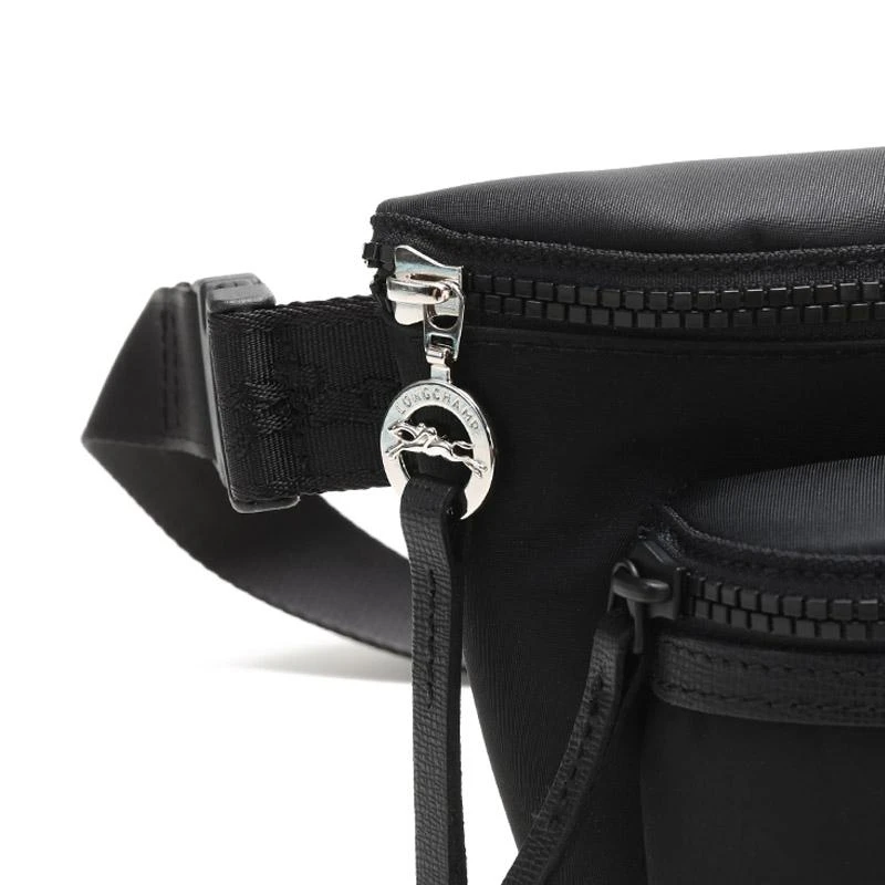 商品[国内直发] Longchamp|Longchamp珑骧 女士LE PLIAGE NEO系列黑色织物中号胸包斜挎包腰包 10034 598 001,价格¥970,第5张图片详细描述