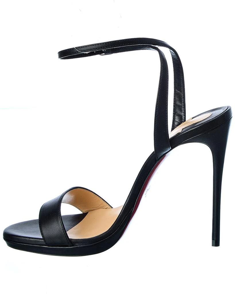 商品Christian Louboutin|Christian Louboutin Loubi Queen 120 Leather Sandal,价格¥5552,第2张图片详细描述