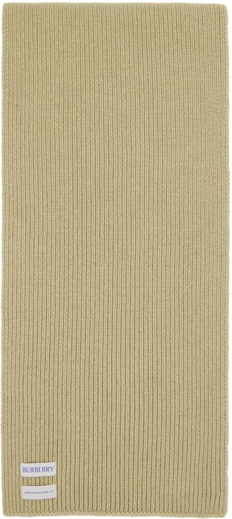 商品Burberry|Taupe Ribbed Cashmere Scarf,价格¥1904,第2张图片详细描述