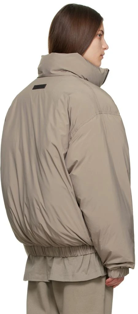 商品Essentials|Taupe Polyester Jacket,价格¥1671,第3张图片详细描述