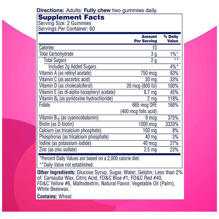 MultiPlus Hair, Skin & Nails Support Multivitamin Fruit商品第8张图片规格展示