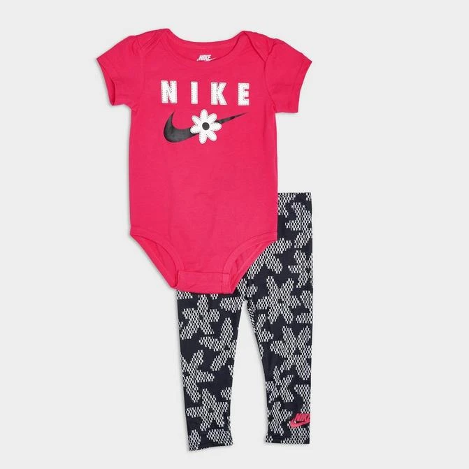 商品NIKE|Girls' Infant Nike Sport Daisy Bodysuit and Leggings Set (12M - 24M),价格¥187,第1张图片