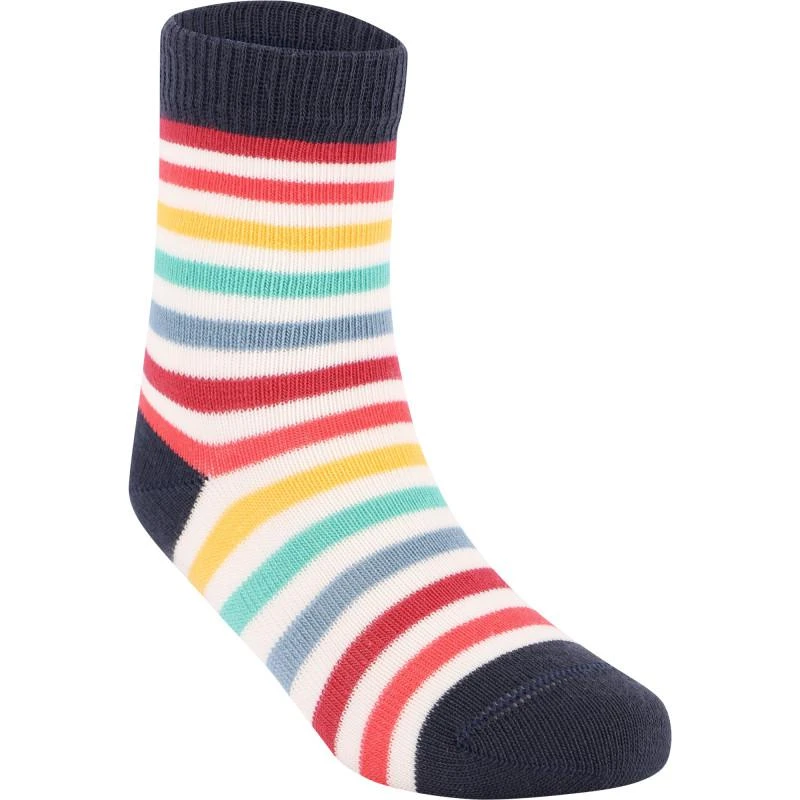 商品Frugi|Colorful organic cotton socks set with clouds flowers and stripes print,价格¥183,第2张图片详细描述