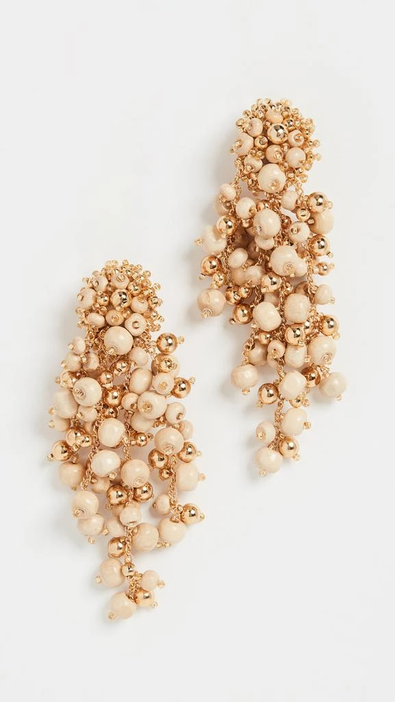 商品Oscar de la Renta|Oscar de la Renta 饰珠层叠吊坠耳环,价格¥558,第2张图片详细描述