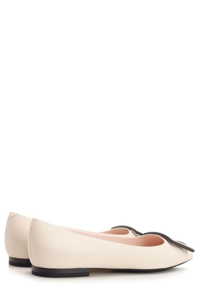 Roger Vivier Gommettine Pointed-Toe Flat Shoes商品第3张图片规格展示