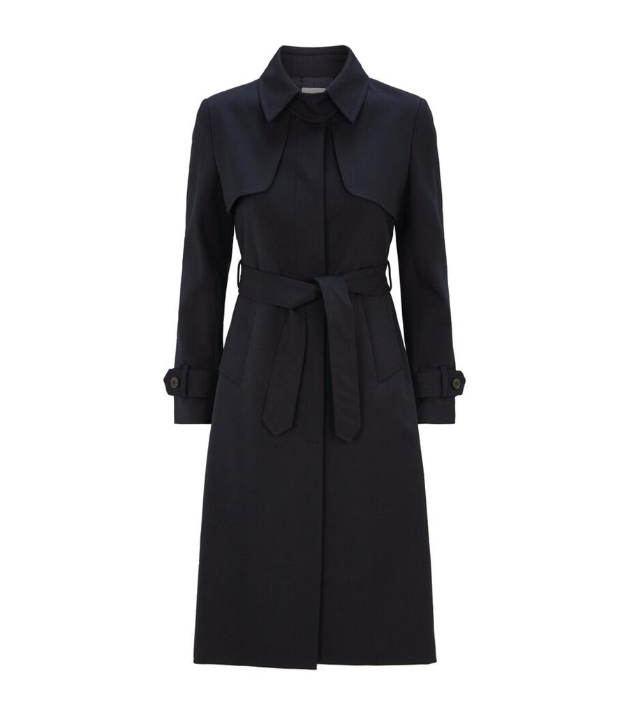最終値下げ　varet street trench coat Belted Rain Coat with Slits – La Garçonne