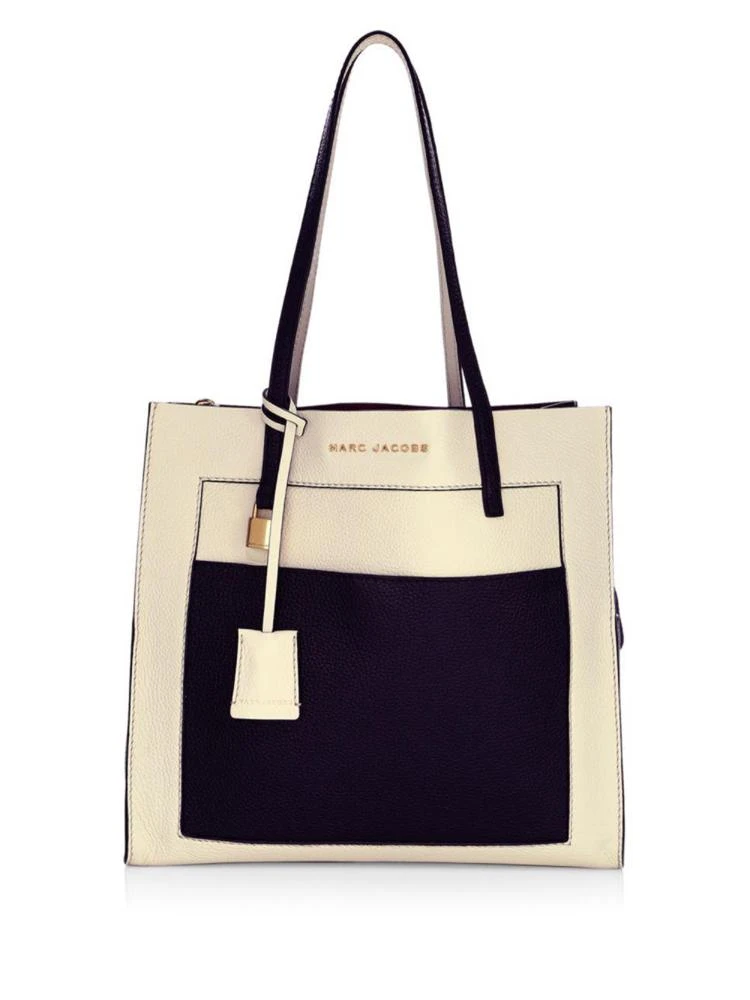 商品Marc Jacobs|Marc Jacobs - Grind Monochrome Grained Leather Tote,价格¥2572,第1张图片