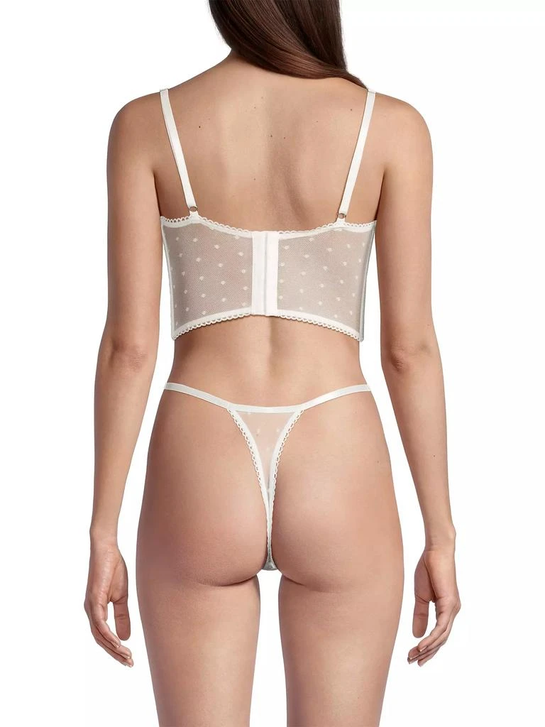 商品Kat the Label|Nicolette Mesh & Lace Bustier,价格¥255,第5张图片详细描述