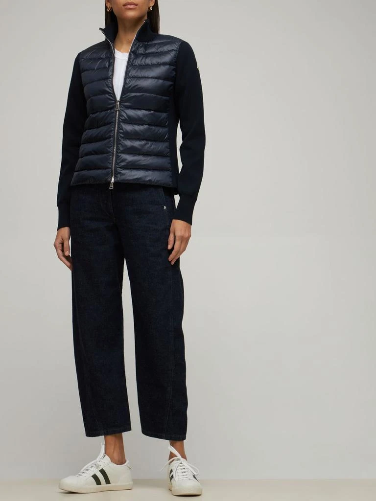 商品Moncler|Cotton & Nylon Down Jacket,价格¥6976,第1张图片详细描述