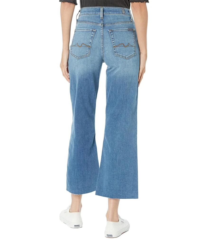 商品7 For All Mankind|Cropped Alexa in Sapphire Blue,价格¥1308,第2张图片详细描述