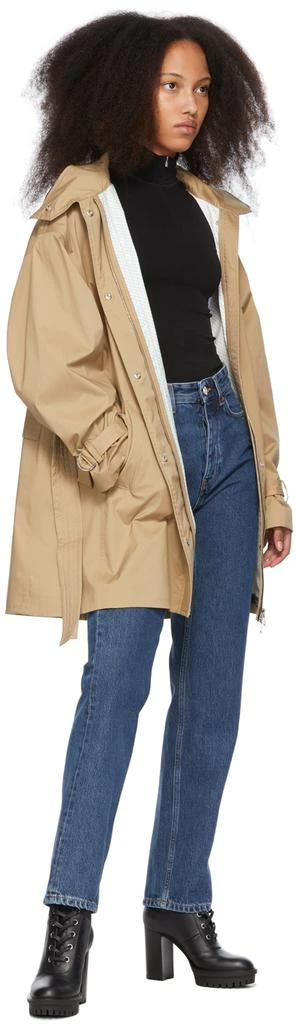 商品Moncler|Beige Crepide Jacket,价格¥12700,第4张图片详细描述