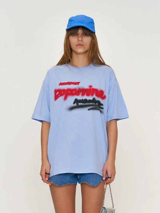 商品NORNOT|Regular Fit Dopamine T-Shirt Blue,价格¥797,第1张图片